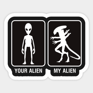 Not My Alien Sticker